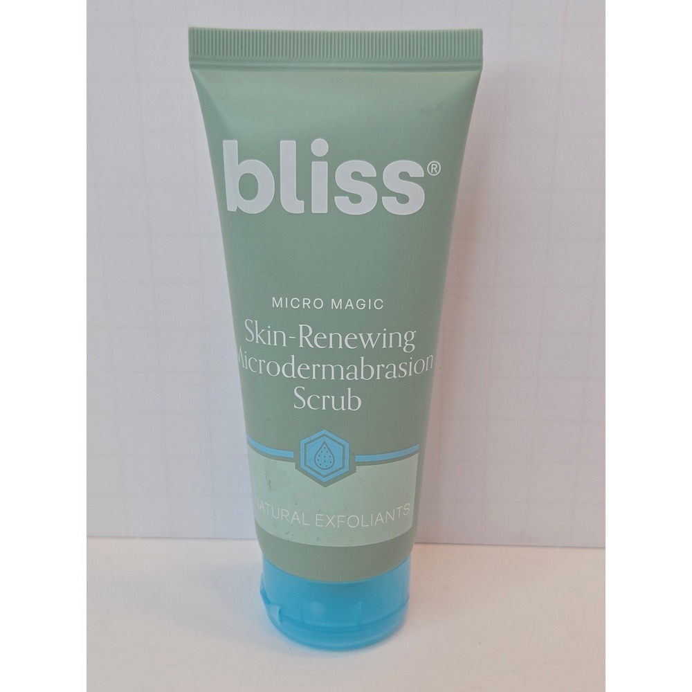 Bliss Micro Magic Skin-Renewing Microdermabrasion Scrub Natural Exfoliants 100ml